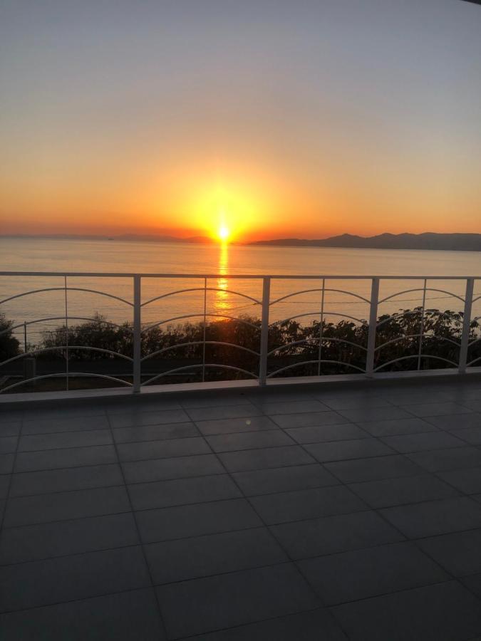 Dreamy Sunsets Faros Villa Karystos  Ngoại thất bức ảnh